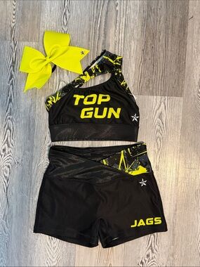 Rebel Athletic neon Top Gun practice set + Rebel athletic bow
